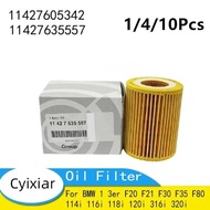 Oil Filter for BMW 1 3er F20 F21 F30 F35 F80  114i 116i 118i 120i  316i 320i 11427605342 11427635557