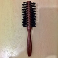 Acca Kappa，Circular，Round，Brush，Model 854，Made in Italy，Kotibe Wood Handle，Pure Boar Bristles with n