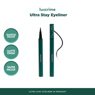 Exp 2026 Luxcrime Ultra Stay Eyeliner in Midnight - Waterproof Smudgeproof Sweatproof ORIGINAL