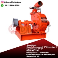 PROMO- POMPA PASIR DICO - 6" 20MM SERI J - AS 2½"