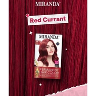 MIRANDA hair color red currant mc3 dye rambut cat rambut miranda