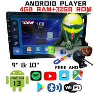 Android9 10 inch (4GB RAM+32GB) Quad Core Car Multimedia MP5 Player Free Camera android car playeR a