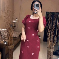AQILA Daster Made of PREMIUM Rayon, Nursing Friendly Short Dress MaternityWanita