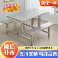 4 Dining Table Dining Table Chair Combination Person Outdoor School Canteen 8 Stainless Steel Fast F