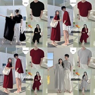 CP HYUNA / HYUNA COUPLE / KOREAN STYLE DRESS COUPLE CLOTHES / RELAXED CHAPEL CLOTHES FOR WOMEN AND M