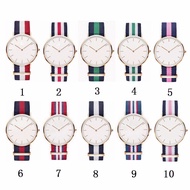 NEW 18mm 20mm Army Sports nato fabric Nylon watchband Buckle belt For Daniel Wellington Band For 007