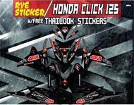 Decals Sticker Motorcycle Decals for Honda click 125 and 150 V2 032