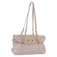 Miu Miu 鏈條單肩包 皮革 金色 紫色 灰色 正品 175512A
