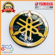 [ 100% ORI ]Y15 Y15ZR Y15Z YAMAHA LARGE BIG GOLD LOGO( DIA 4.5CM HEIGHT 0.2CM )TUNING FORK MARK EMBL