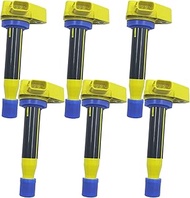 GP POWER IGNITION COIL SET OF 6 UF242 30520-P8E-A01 30520P8EA01 30520-RCA-A01 30520RCAA01 30520-P8E-