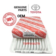 TOYOTA AIR FILTER 17801 - 21050 FOR [VIOS NCP93, WISH, ALTIS]