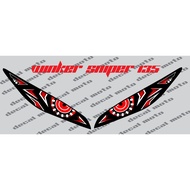 ♙Winker, Decals, Sticker, Winker for Sniper 150, red