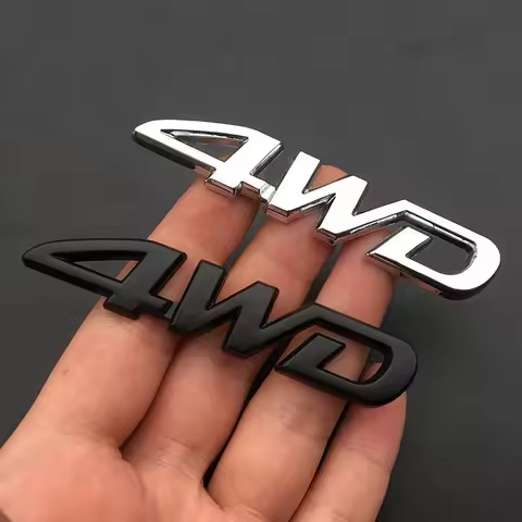 3D Metal Car Sticker Logo AWD 4WD LIMITED Trunk Tail Badge Emblem Metal alloy material, scratch resi