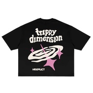 HRX | T-Shirt Foam Boxy Fit Heavyweight 16s 田TRIPPY DIMENSIONS / Boxy Oversize kaoslokal.99