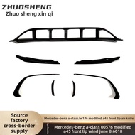 BONINGYU | A-Class W176 A45 Style Front Lip and Canards Sport Upgrade
