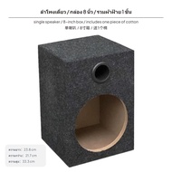 ตู้ลำโพงรถยนต์ไม้เปล่าสำหรับลำโพงขนาด 4 ซม. 5 ซม. 6 ซม. 6.5 ซม. 8 ซม. และ 6x9 ซม. รูปทรงสี่เหลี่ยม เ