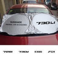 Car Sun Shade Protector Auto Front Window Sunshade Covers For BMW E23 E32 E38 E65 E66 E67 F01 F02 F0