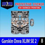 Skin Stiker Garskin Oxva Xlim SE 2 Wolf UV Varnish Printing Vinil Hologram