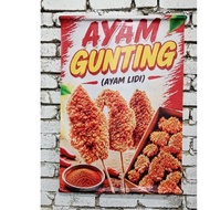 Bunting AyamGunting Printing