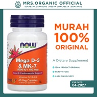 Vitamin Supplements Mega D3 D3 And MK7 5000IU 180 mcg 60 Capsules+D3 5000IU+K2