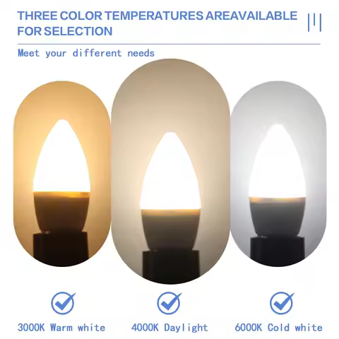 1-10PACK Mini E14 C37 LED Bulb 3W 5W 6W 7W AC 220V 230V Candle Bulb Suitable for Bedroom Kitchen Lig