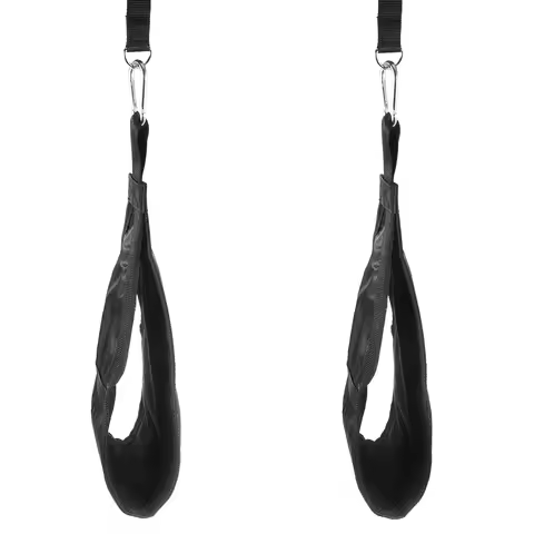 1Pair Abdominal Muscle Trainer Hanging Ab Strap Stable Pull-Up Belt for Ab Workout Gym Exercise Equi