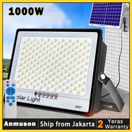 Anmuson 1000W lampu tenaga surya otomatis outdoor IP67 tahan air solar light 0 Tagihan Listrik lampu solar cell outdoor