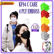 10 pcs Masker KF94 C-Care 3D 4 play EMBOSS medical grade