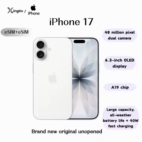 2025 Apple iPhone 17 Flagship 6.3-inch A19 Chip with a 48-megapixel Dual‑SIM camera Official