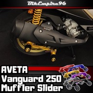 AVETA Vanguard 250 Adjustable Exhaust Slider Aluminum Slider Muffler Slider Aluminum Slider Aveta Va