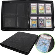 Graded Card Binder, Holds 60 Graded Cards, Premium Trading Card Binder with 6 Pocket Graded Card Sle