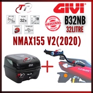 NMAX 155 V2 (2020) NMAX155 AEROX GIVI SRV SPECIAL HEAVY DUTY MONORACK MONORACK J KOTAK TAPAK B32N E2