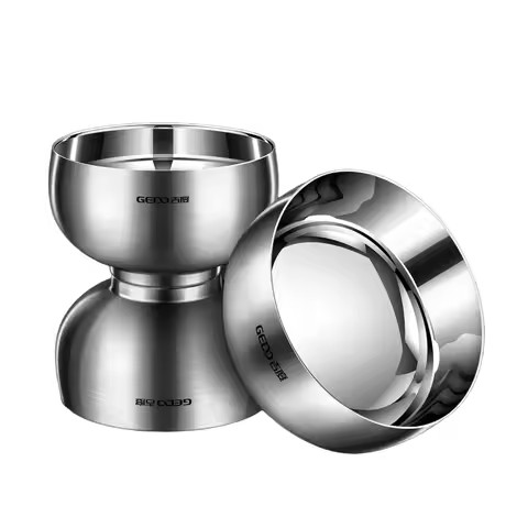 400/650/950ml Pure 316L Stainless Steel Bowl LFGB Certified 99.9% Anti-bacterial Infant Food Contain