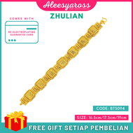 [BT5094] Rantai Tangan BISKUT TAWAR ZHULIAN Gold Plated Bracelet Jewellery Emas Saduran Barang Kemas