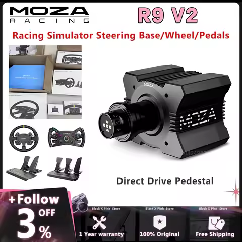 ~~MOZA Racing R9 V3 Wheel Base Direct Drive Wheel Base 9 N·m of Torque With Aviation Grade Aluminum 