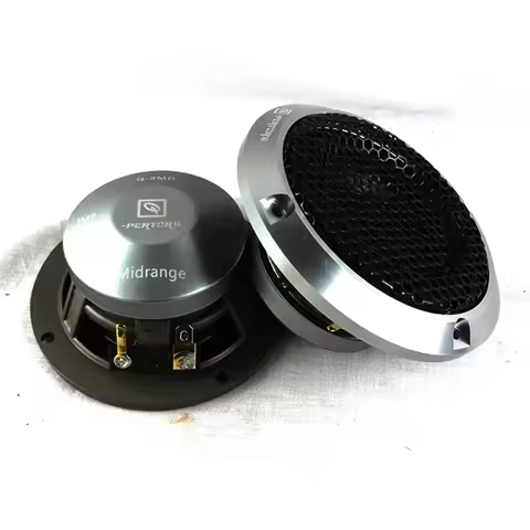 Car Audio Center Speaker 3.5'' Inch 3 Inch Midrange Three-way Speaker Car QP Center Speaker Titanium