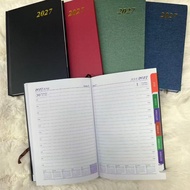 highquality 2027 Planner Notebook Leather Cover Notebook Diary Planner