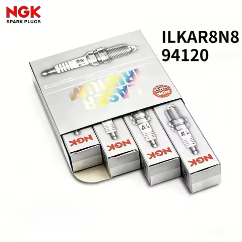 NGK Laser Iridium Spark Plugs ILKAR8N8 94120 4PCS Used For MG HS GS Roewe RX5 RX8 2.0T Fit 20L4E 18L