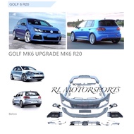 Volkswagen Golf mk6 mk6r r r20 bodykit body kit front side rear bumper skirt lip diffuser grill gril