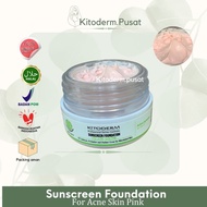Kitoderm Sunscreen Foundation For Acne Skin Pink