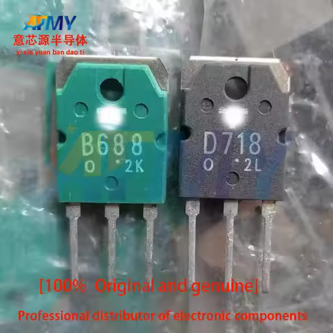 2piece B688 D718 2SB688 2SD718 Audio Amplifier Matching Transistors