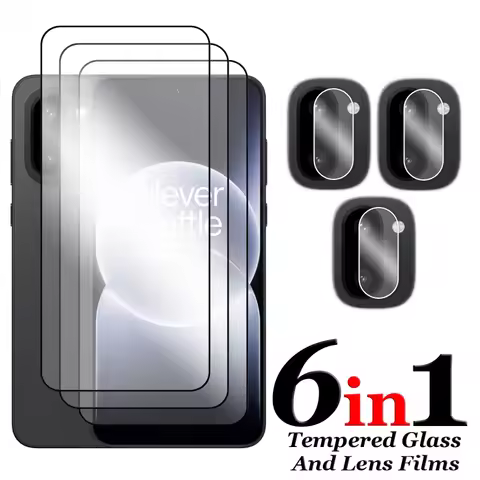 6in1 For Oneplus ACE 6T Glass For Oneplus ACE 6 6T Tempered Glass 2.5D Full Cover Screen Protector F