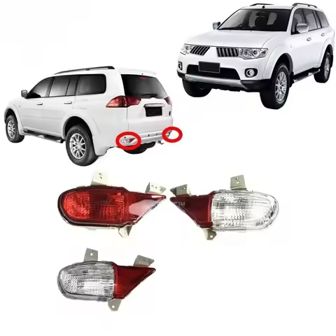 2 Pcs Set Rear Bumper Lamps for Pajero Sport 2007-2014 Kh Rear Lamp for Montero Sport Lights 8336a07
