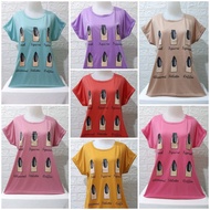KJ0030 JUMBO GIRL'S T-SHIRT XXL | OVERSIZED CASUAL T-SHIRT | BIGSIZE T-SHIRT TOP | JUMBO XXL TOP