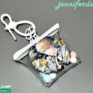 JENNIFERDZ Badge Display Sleeve, Anime Transparent Badge Storage Bags, Ita Bag Pin Case Bag Clear Th