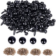 MATA [DIY Center] Black Round Doll Eyes AMIGURUMI Eye/ Safety Eyes/ 5-24 MM Safety Eyes Crochet