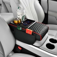 15W Wireless Fast Charging Car Armrest Box Protective Pad Car Tissue Box FCC, CE, RoHS Certification