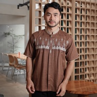 KATUN Latest color men's short-sleeved madina cotton shirt AG02