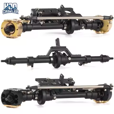 High Clearance Straight Steering Axle CNC Machined Aluminum for 1/10 RC Crawler Comp Rigs Class 3 Sc