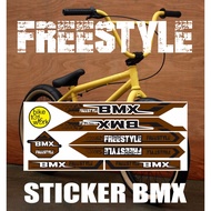 BMX BIKE STICKER VARIATIONS BMX BIKE STICKER DECAL VARIATIONS FREESTYLE BMX/ 03 BROWN
